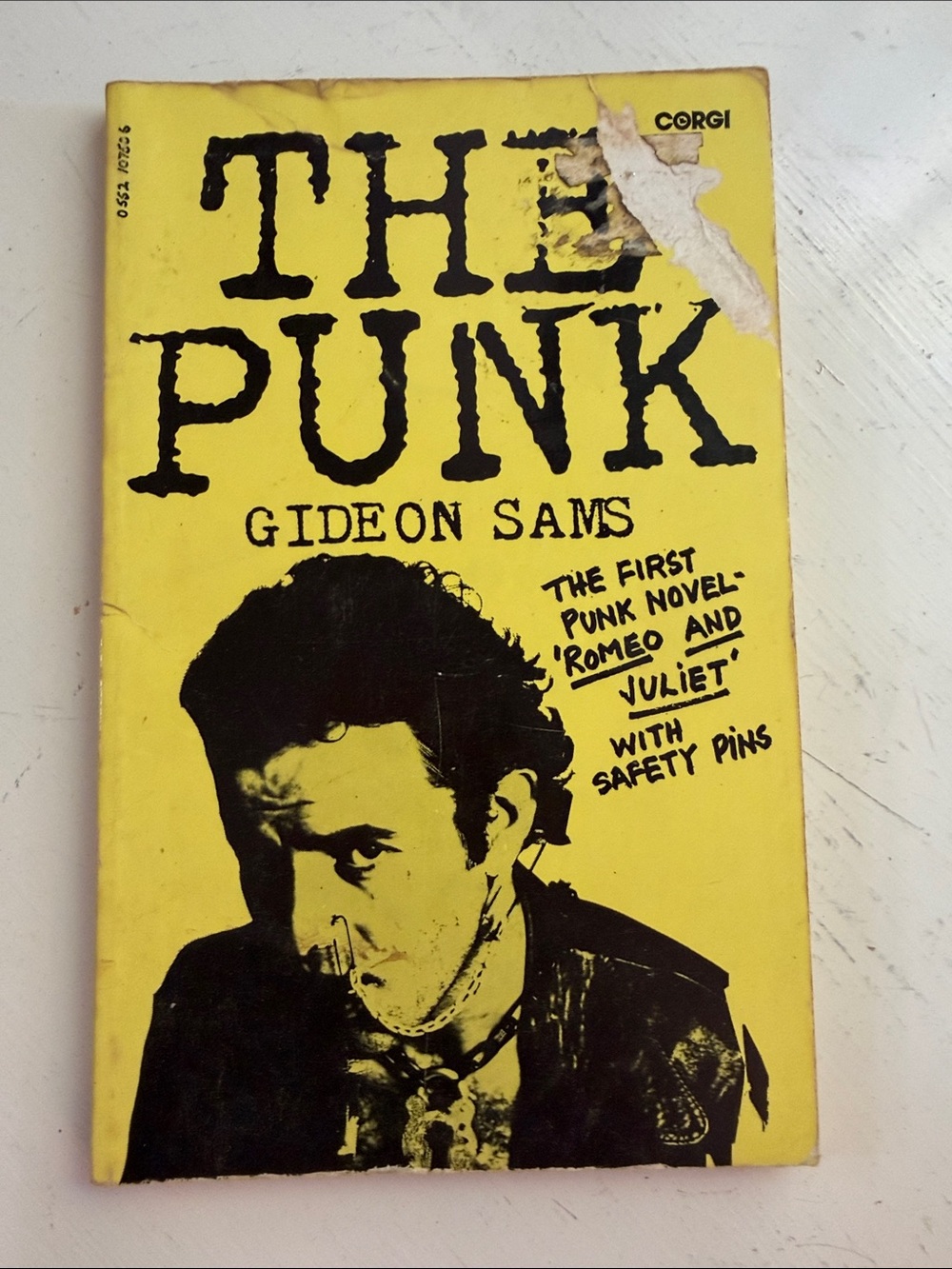 Gideon Sams "The Punk" Paperback Book - Yellow Cover